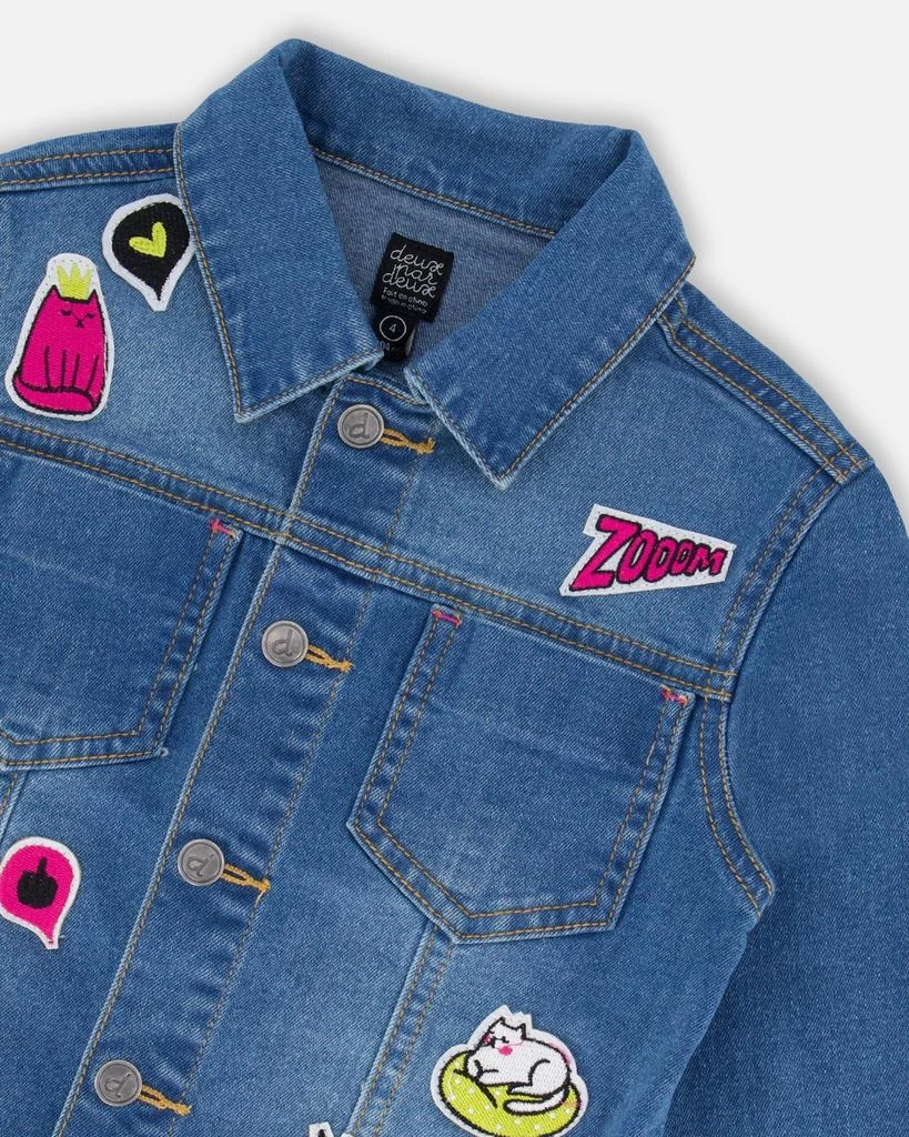 商品Deux par Deux|Jean Jacket With Funny Patches,价格¥604,第5张图片详细描述