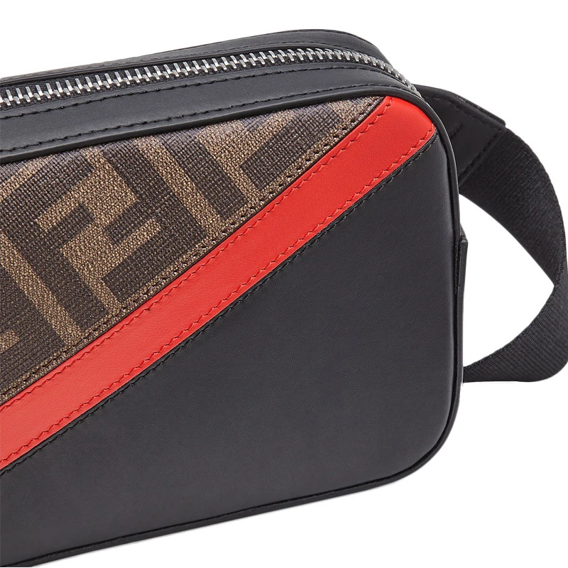 Fendi 芬迪 男士黑色棕色挎包单肩包 7M0285-A9XS-F19P9 商品