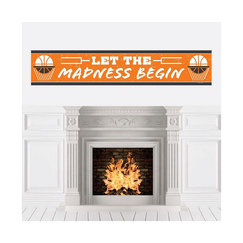 Basketball - Let the Madness Begin - College Basketball Party Decorations Party Banner商品第1张图片规格展示