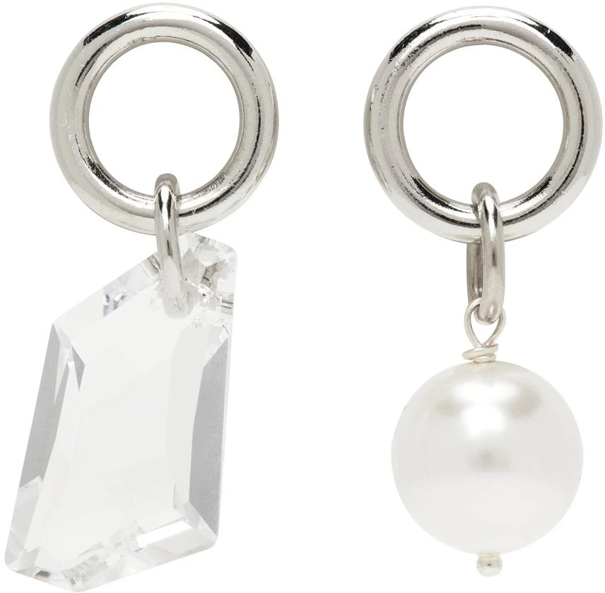 商品Justine Clenquet|Silver Laura Earrings,价格¥477,第1张图片