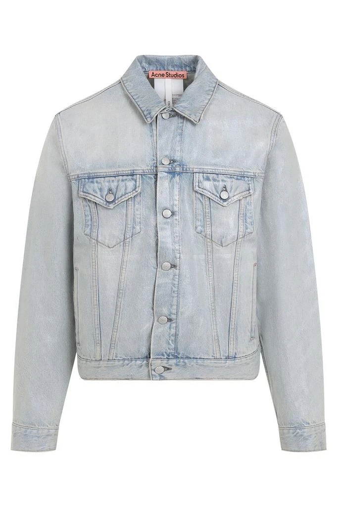 商品Acne Studios|Acne Studios Collared Button-Up Denim Jacket,价格¥4306,第1张图片