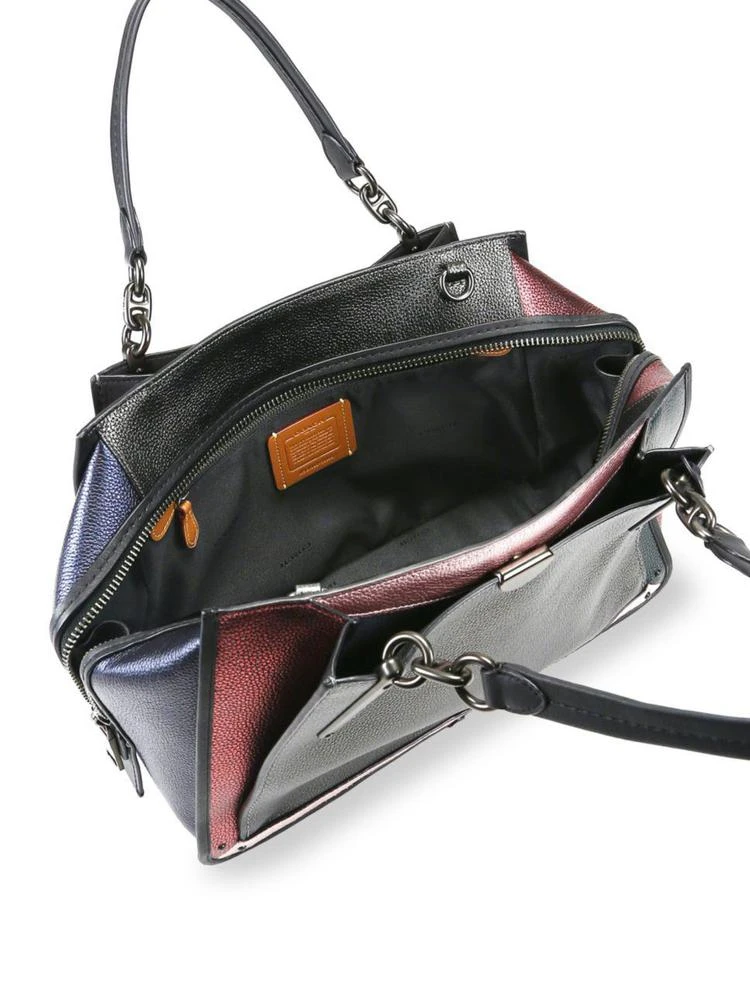 商品Coach|Dreamer Multicolor Metallic Leather Top Handle Bag,价格¥3388,第2张图片详细描述