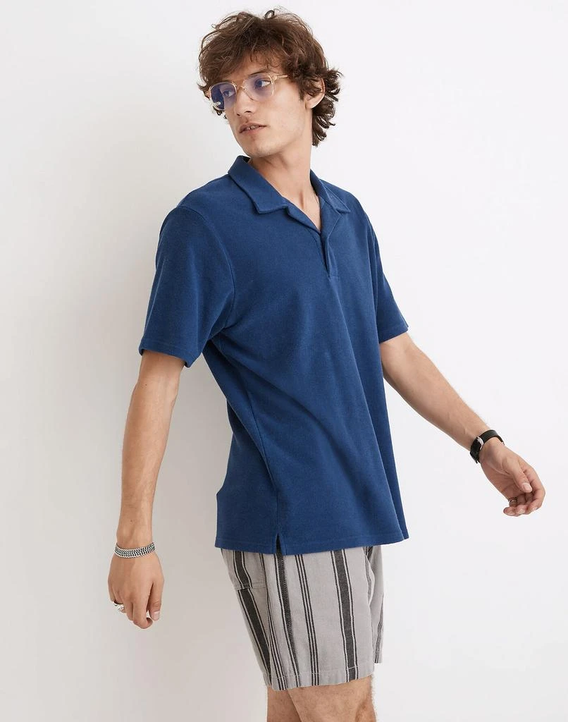 商品Madewell|Terry Cloth Polo Shirt,价格¥319,第2张图片详细描述