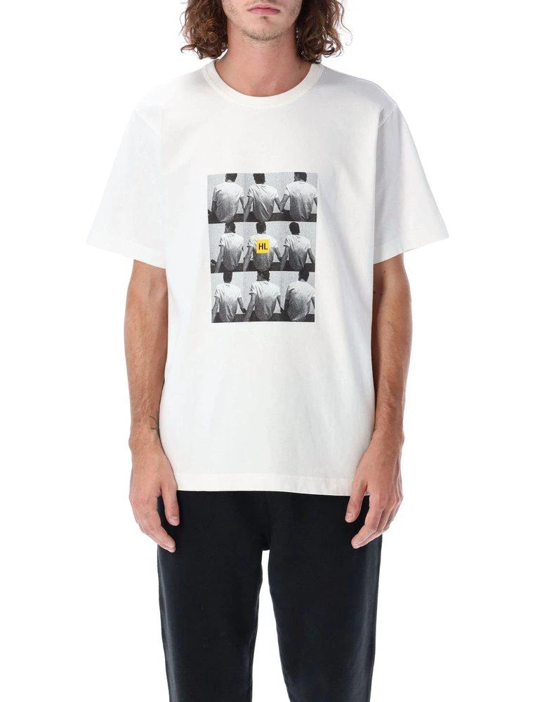 商品Helmut Lang|Helmut Lang Graphic Printed Crewneck T-Shirt,价格¥449,第1张图片