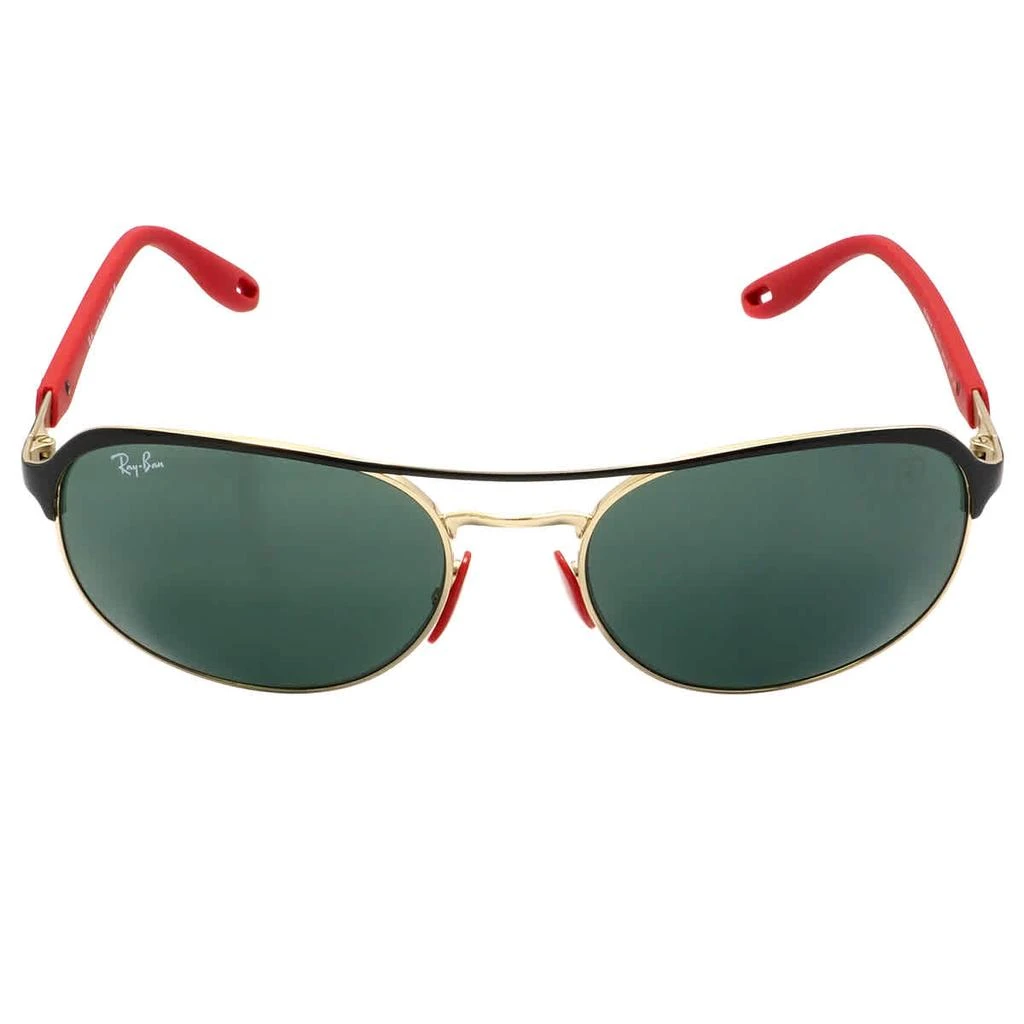 商品Ray-Ban|Scuderia Ferrari Dark Green Square Unisex Sunglasses RB3685M F06171 58,价格¥825,第2张图片详细描述