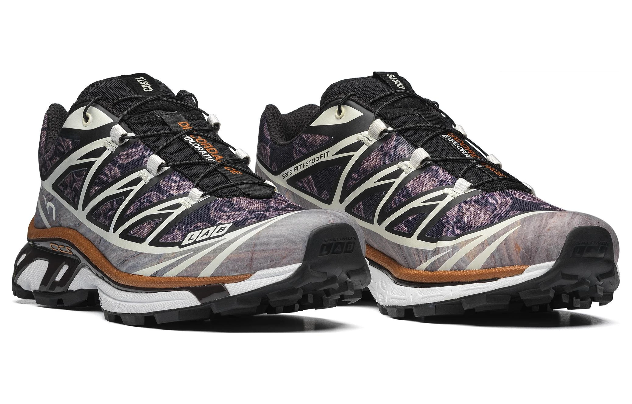 商品[国内直发] Salomon|COSTS Black Vanila 萨洛蒙 XT-6 XT-6 For Cotd 低帮 户外功能鞋 男女同款 紫灰色,价格¥2003,第4张图片详细描述
