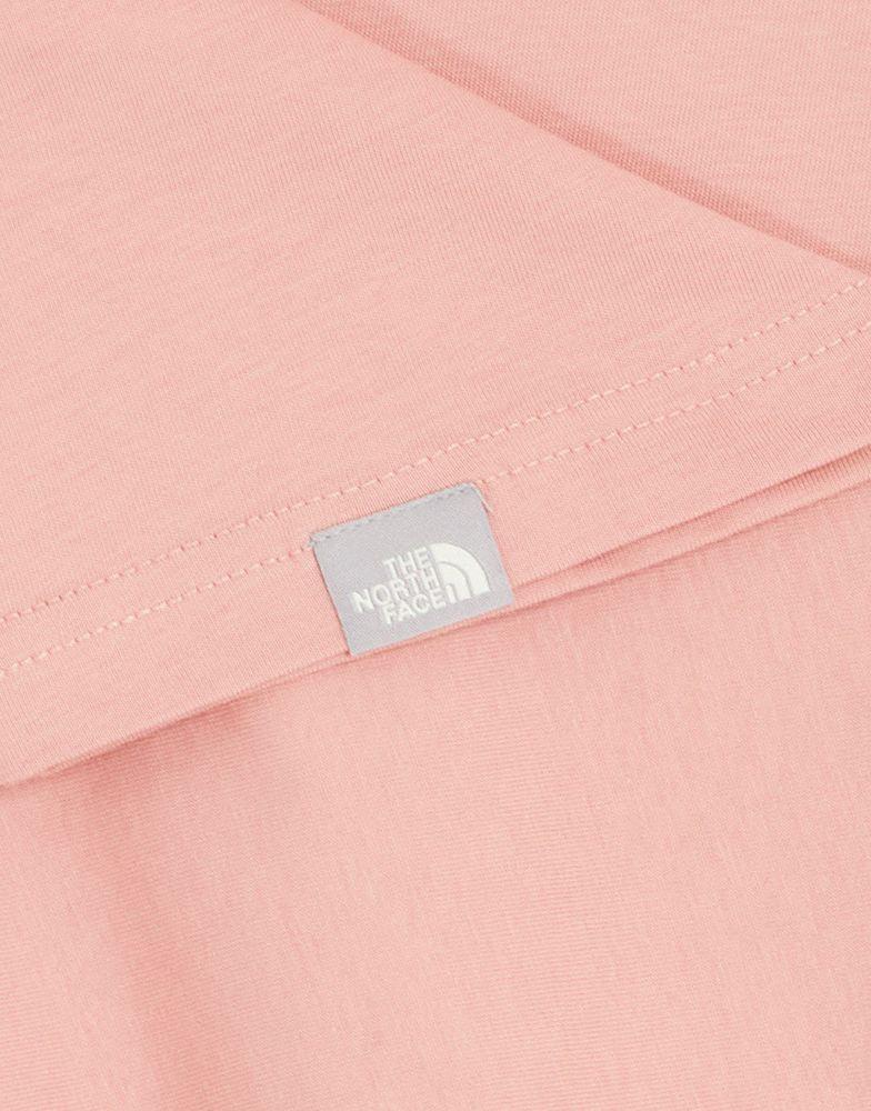 商品The North Face|The North Face Dome at Center cropped t-shirt in pink Exclusive at ASOS,价格¥121,第6张图片详细描述
