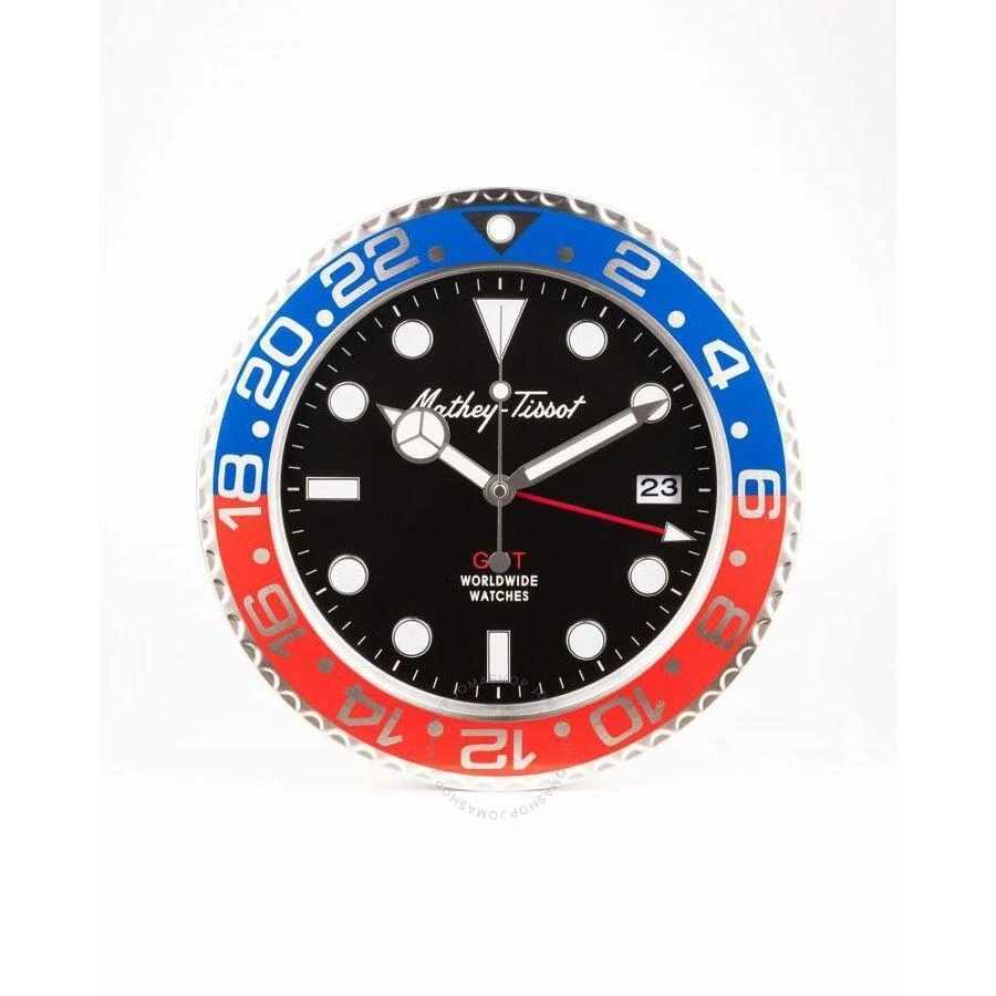 商品Mathey-Tissot|Pepsi Bezel Quartz Black Dial Wall Clock WCAR,价格¥1003,第2张图片详细描述