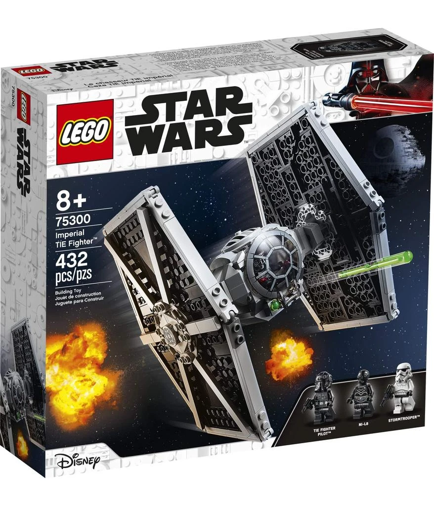 商品LEGO|LEGO Star Wars Imperial TIE Fighter 75300 Building Kit; Awesome Construction Toy for Creative Kids, New 2021 (432 Pieces),价格¥294,第2张图片详细描述