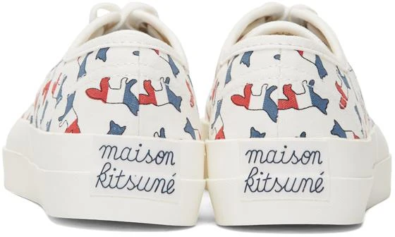 商品Maison Kitsune|White Multicolor 狐狸印花运动鞋,价格¥645,第4张图片详细描述