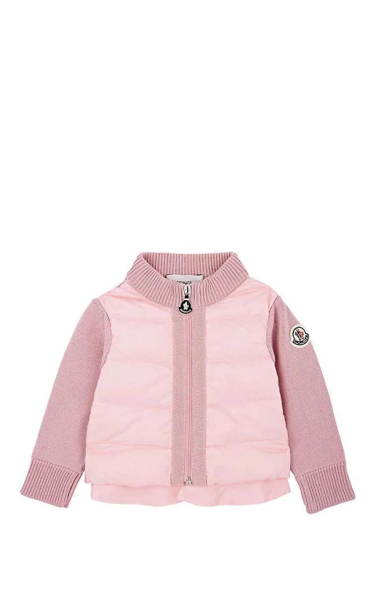 商品Moncler|Infants' Down-Quilted Wool Cardigan,价格¥1184,第1张图片