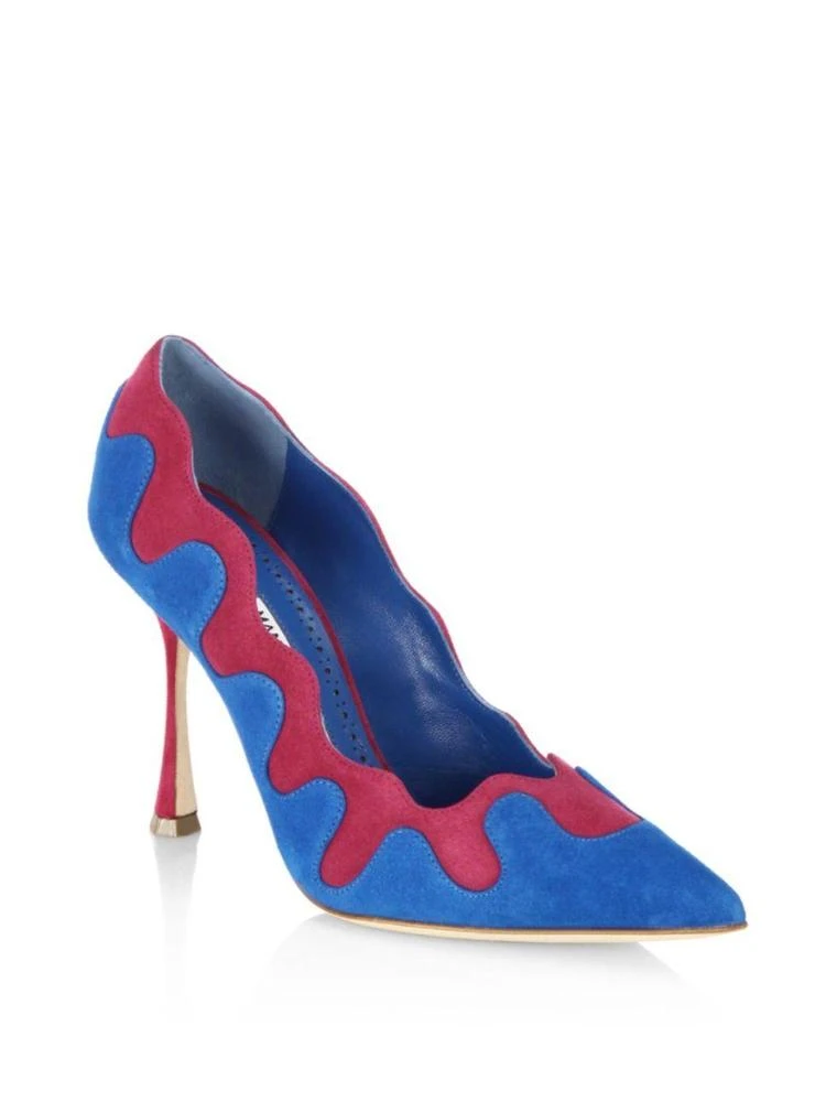 商品Manolo Blahnik|Ulderica 尖头高跟鞋,价格¥2683,第1张图片