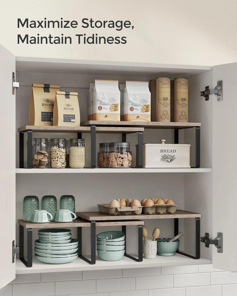 商品BreeBe|Set of 2 Kitchen Counter Shelves,价格¥562,第3张图片详细描述