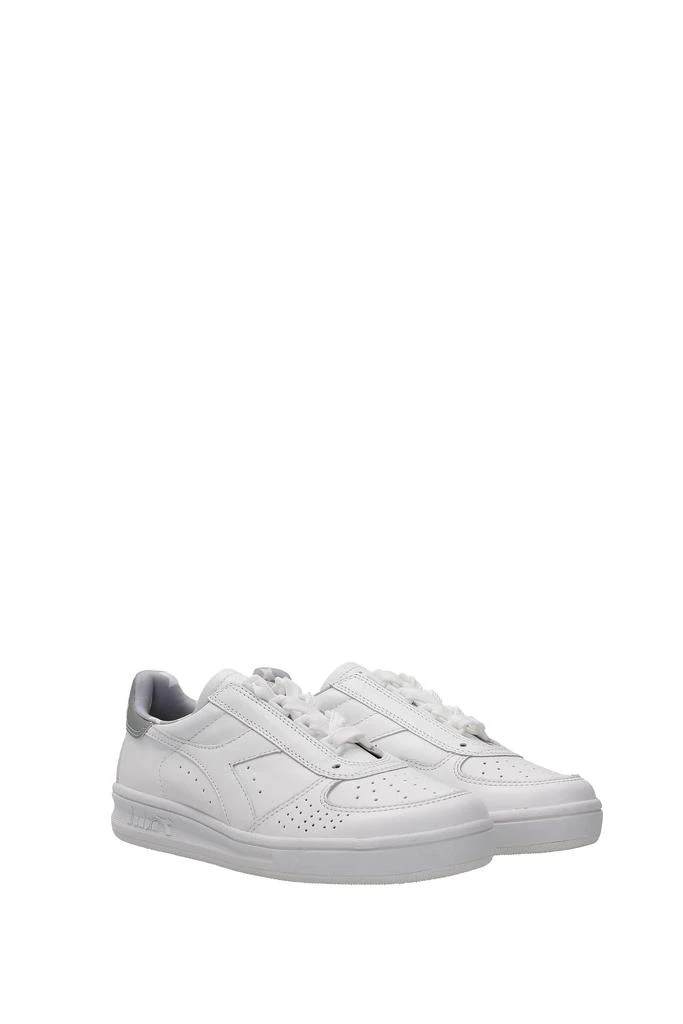 商品Diadora|Sneakers Leather White Silver,价格¥705,第2张图片详细描述