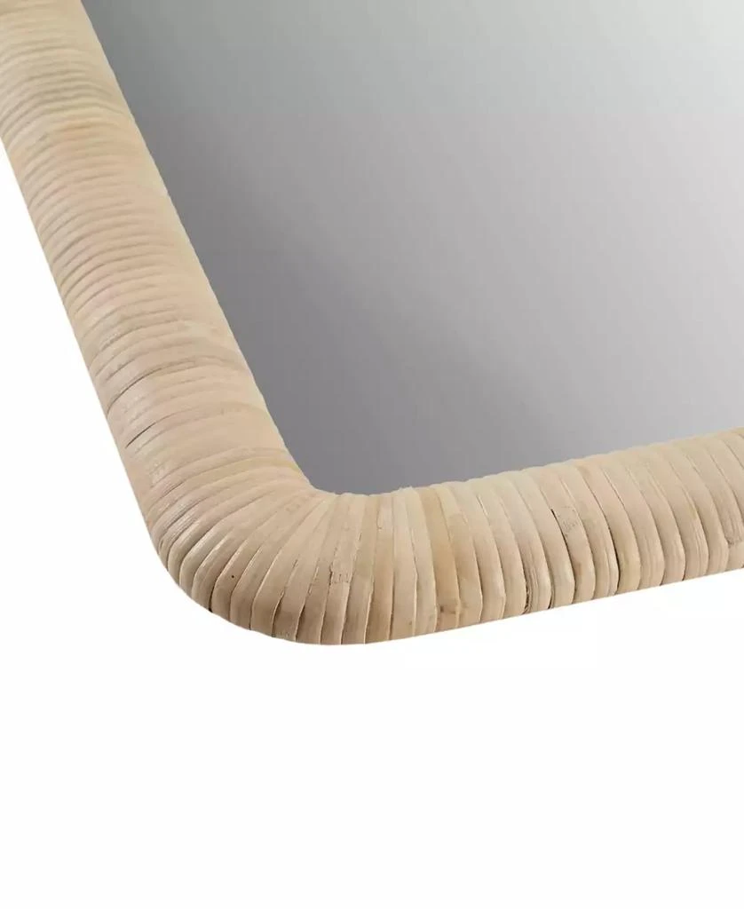 商品INK+IVY|Nova Natural Rattan Rectangle Wall Mirror,价格¥1214,第3张图片详细描述