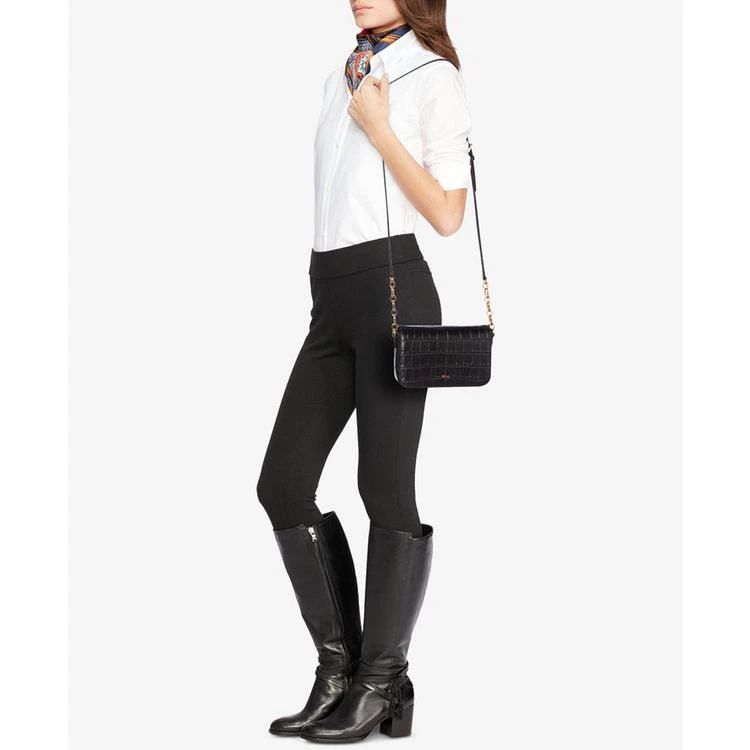 商品Ralph Lauren|Croc-Embossed Carmen Small Crossbody,价格¥549,第3张图片详细描述