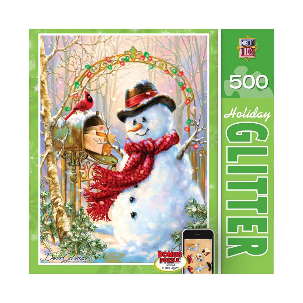 Holiday Glitter Puzzle - Letters to Frosty - 500 Piece商品第1张图片规格展示