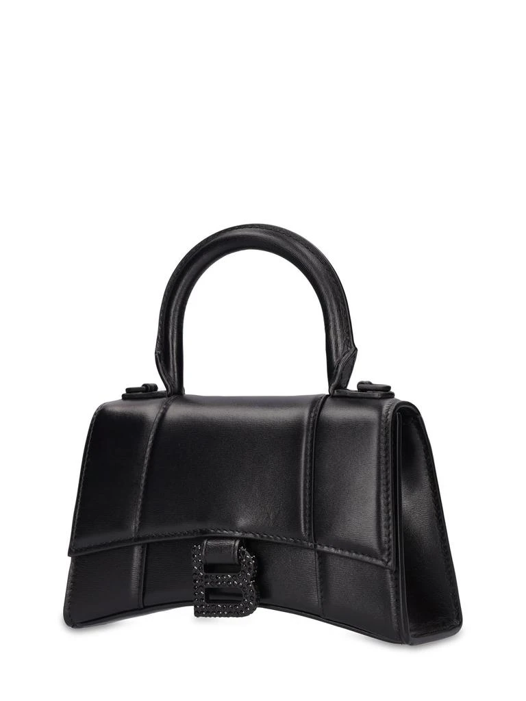 商品Balenciaga|Xs Hourglass Leather Top Handle Bag,价格¥22426,第3张图片详细描述