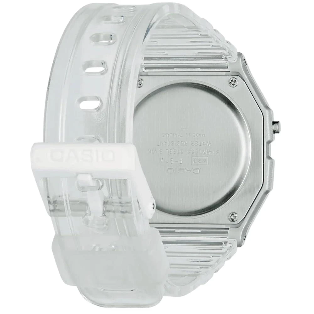 商品Casio|Casio Collection Unisex Digital Watch, White, 38.2 x 35.2 x 8.5 mm, Single,价格¥246,第2张图片详细描述