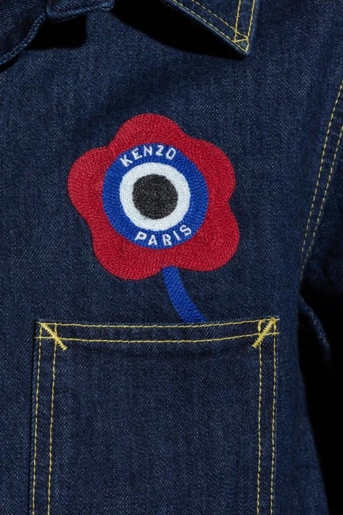 商品Kenzo|Kenzo Target Denim Workwear Jacket,价格¥3161,第4张图片详细描述