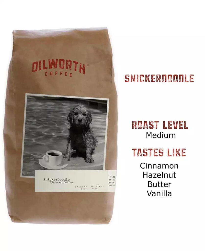 商品Dilworth Coffee|Medium Roast Flavored Ground Coffee - Snickerdoodle, Pack of 2,价格¥220,第2张图片详细描述