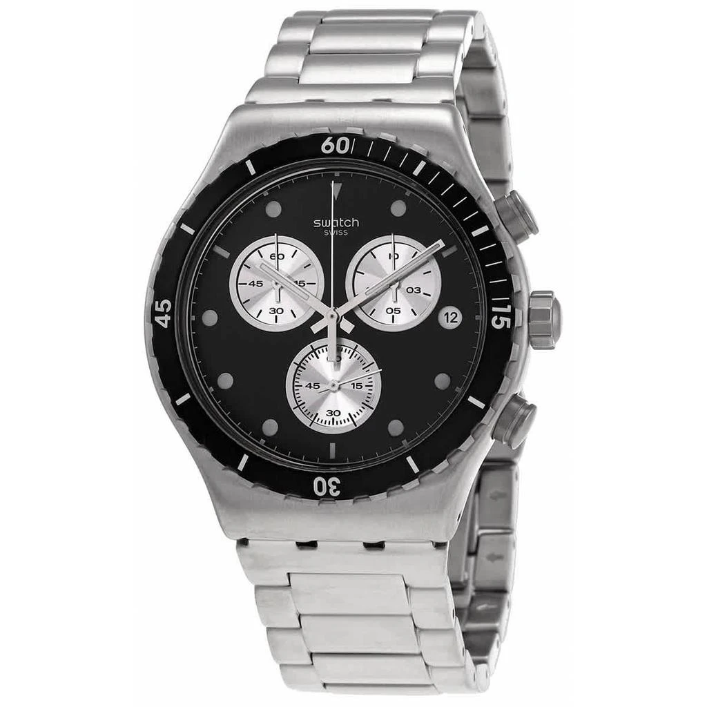 商品Swatch|Swatch Dark Irony Chronograph Quartz Watch YVS487G,价格¥1095,第1张图片