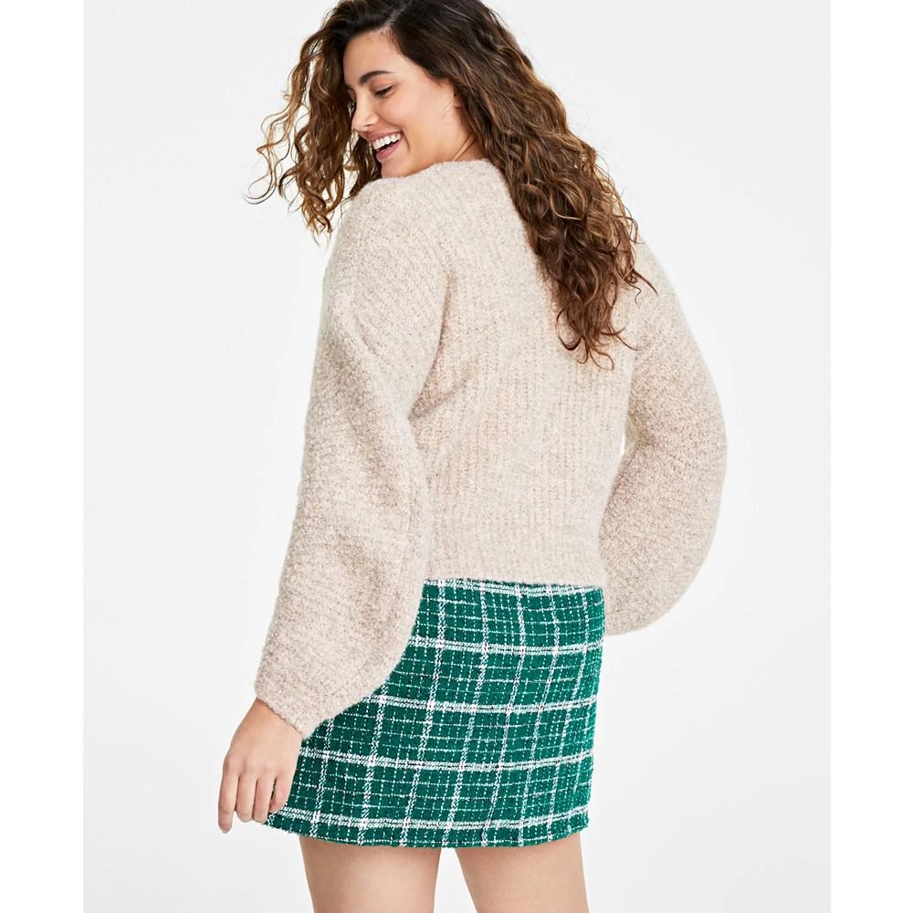 商品On 34th|Women's Marled Bouclé Sweater, Created for Macy's,价格¥178,第2张图片详细描述