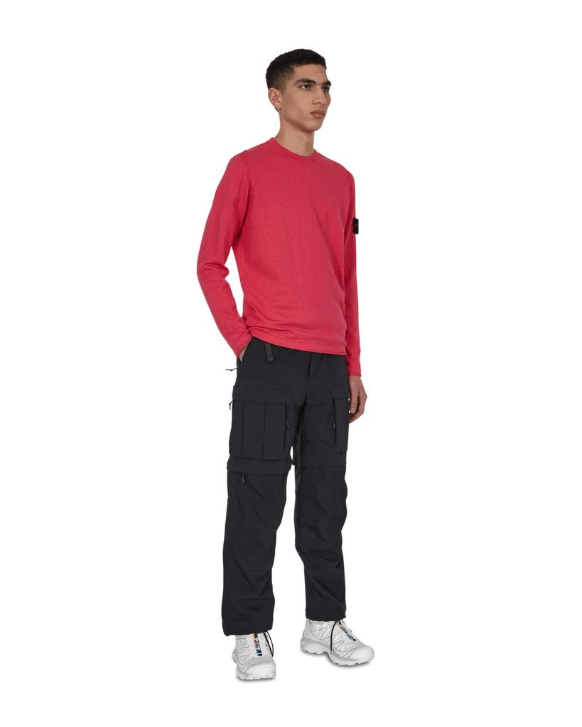 商品Stone Island|Stocking Stitch Cotton-Nylon Crewneck Sweater Pink,价格¥975,第4张图片详细描述