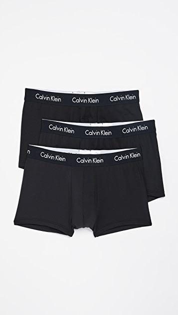 商品Calvin Klein|3 件装莫代尔纤维平角内裤,价格¥434,第1张图片