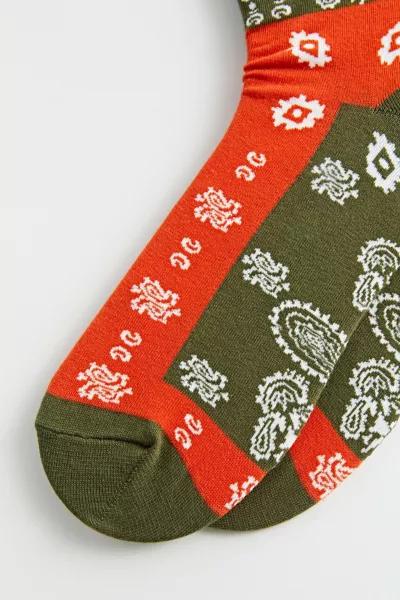 Polo Ralph Lauren Block Paisley Crew Sock商品第2张图片规格展示