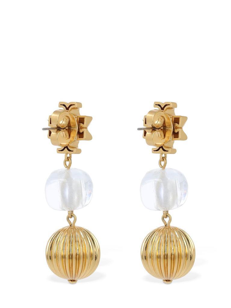 商品Tory Burch|Roxanne Double Drop Earrings,价格¥1309,第5张图片详细描述