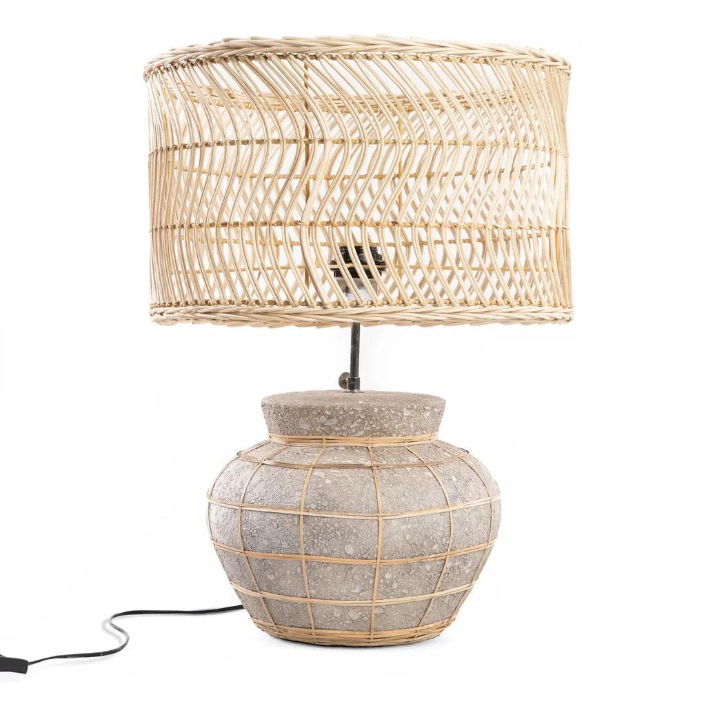 商品预计3周后发货 Bazar Bizar|La Lampe De Table Kythira - Naturel Béton Gris,价格¥1375,第2张图片详细描述