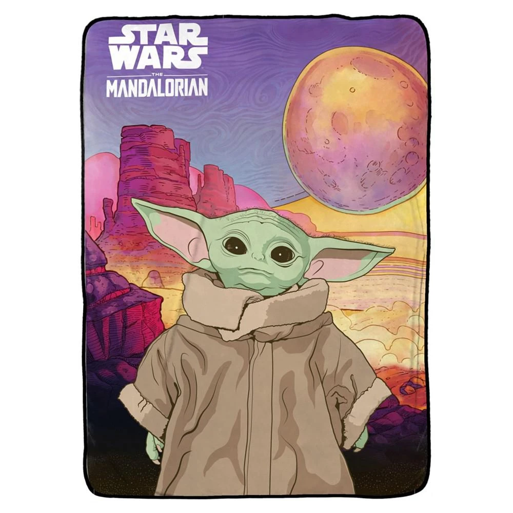 商品Disney|The Mandalorian Baby Yoda 'The Child' Blanket,价格¥403,第1张图片
