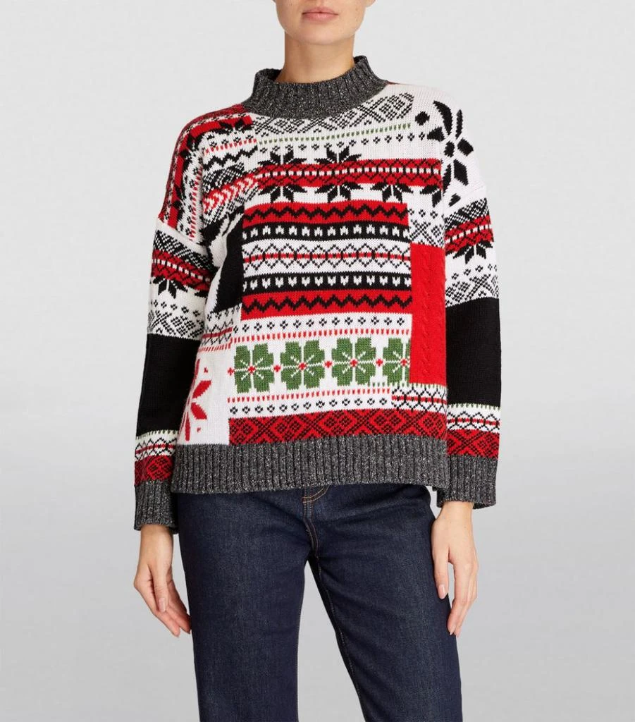商品Weekend Max Mara|Fair Isle Sweater,价格¥2206,第3张图片详细描述