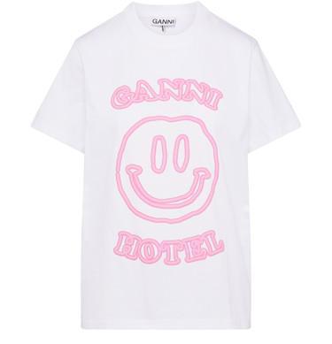 商品Ganni|平针织T恤,价格¥549,第1张图片
