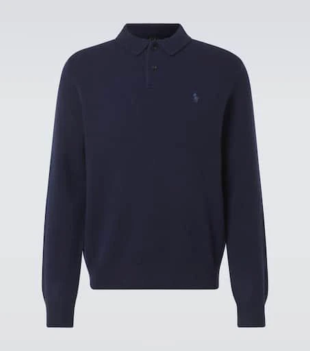 商品Ralph Lauren|羊毛羊绒Polo衫式毛衣,价格¥1473,第1张图片