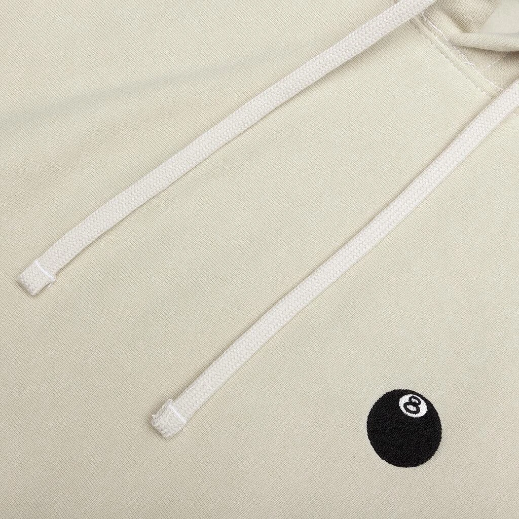 商品STUSSY|Stussy 8 Ball Embroidered Hoodie - Putty,价格¥953,第5张图片详细描述