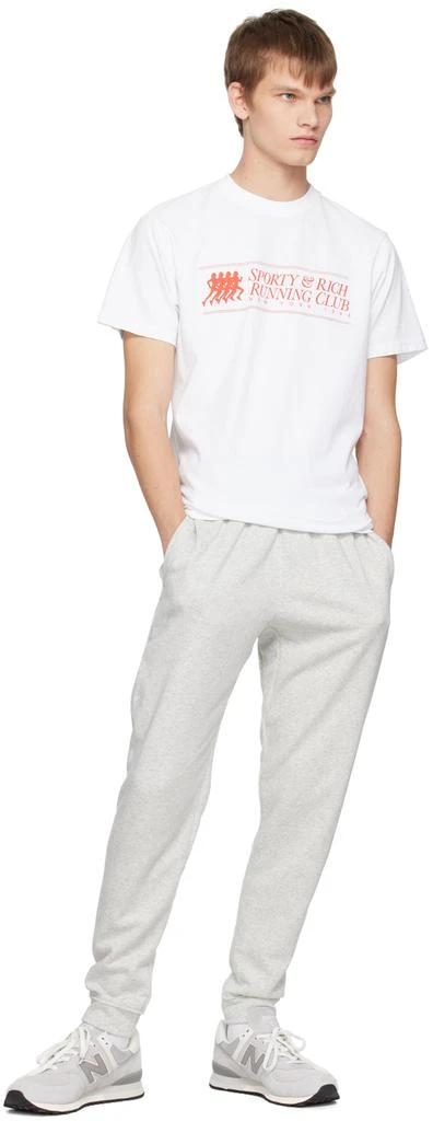 商品Sporty & Rich|White 94 Running Club T-Shirt,价格¥179,第4张图片详细描述