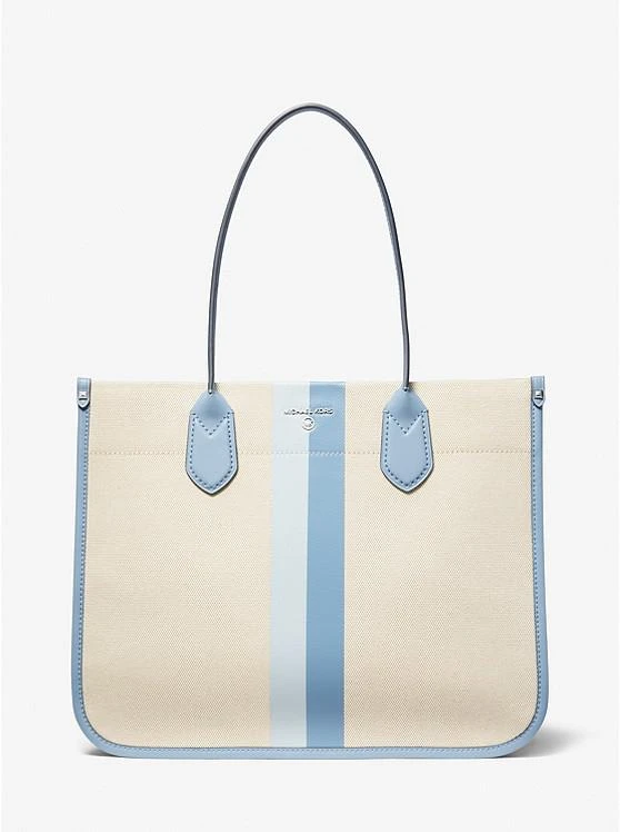 商品Michael Kors|Heidi Large Stripe Canvas Tote Bag,价格¥894,第1张图片