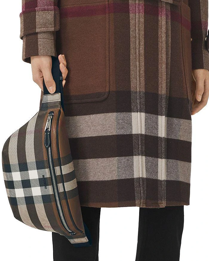 Check & Leather Bum Bag 商品