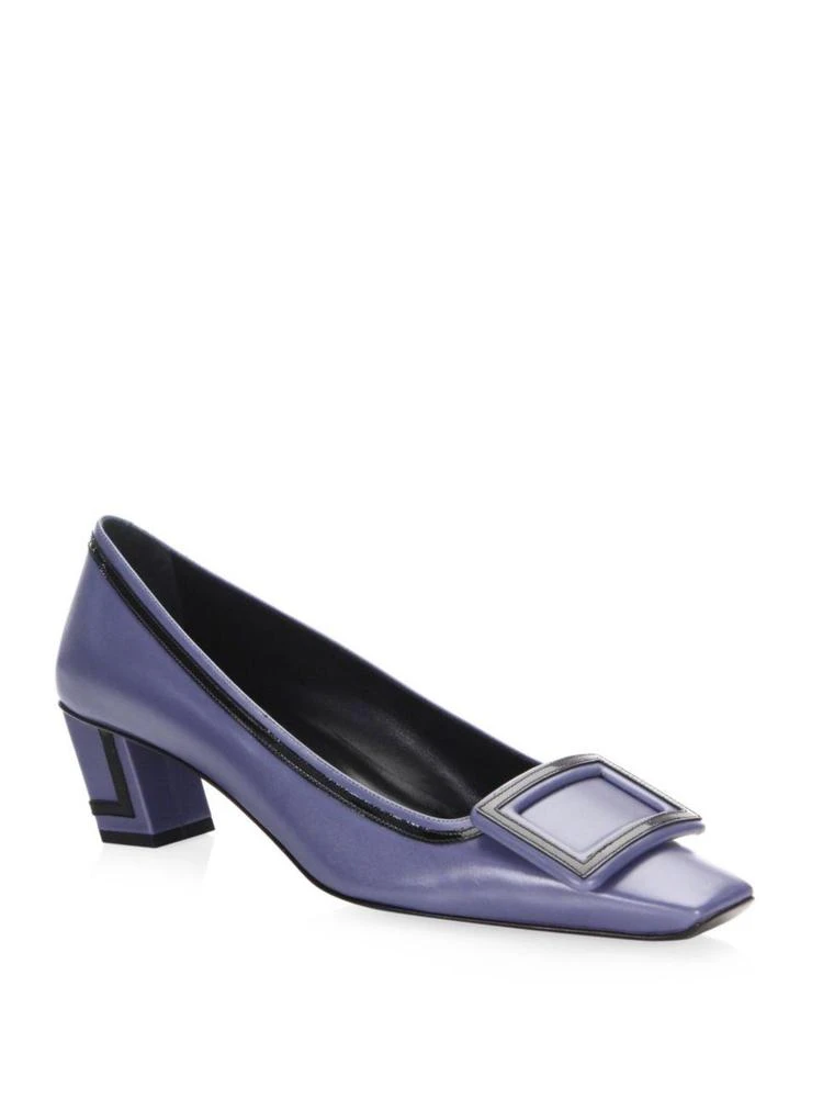 商品Roger Vivier|Belle Deco Leather Pumps,价格¥6642,第1张图片