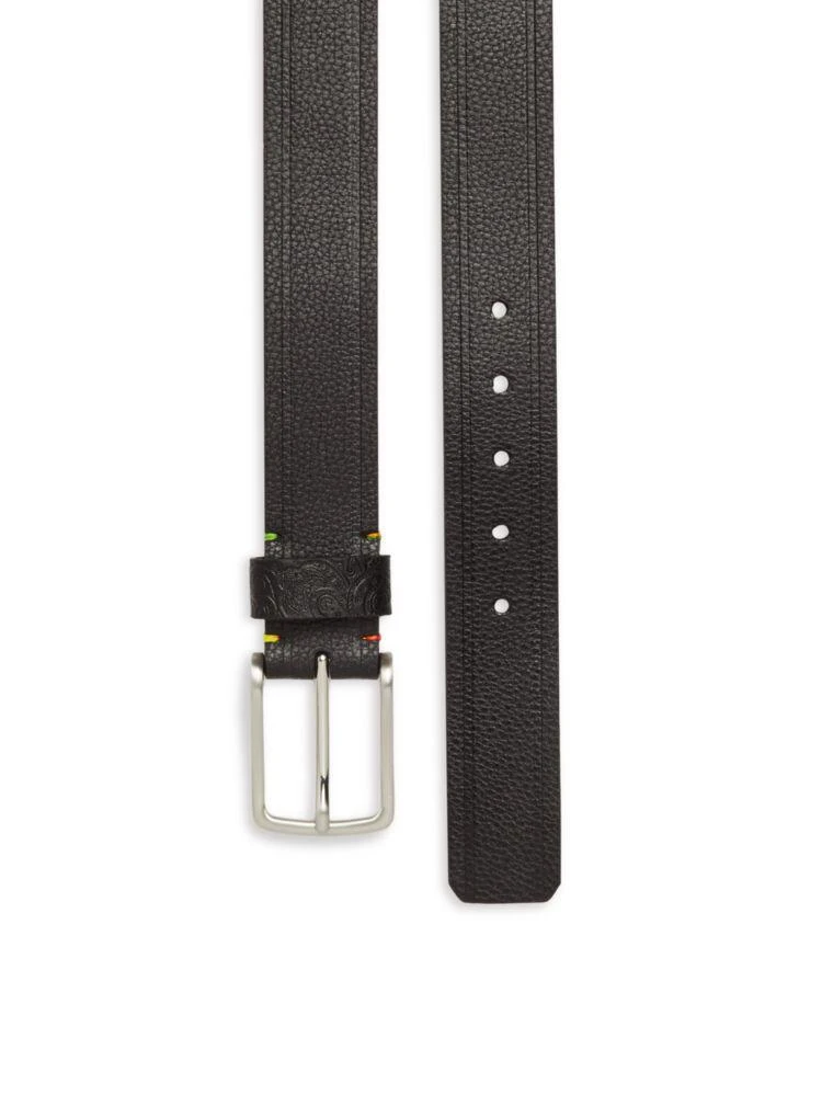 商品Robert Graham|Textured Faux Leather Belt,价格¥160,第2张图片详细描述