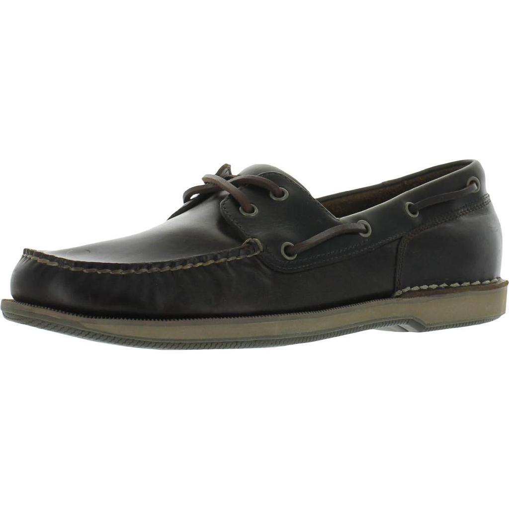Rockport Mens Perth Leather Solid Loafers商品第2张图片规格展示