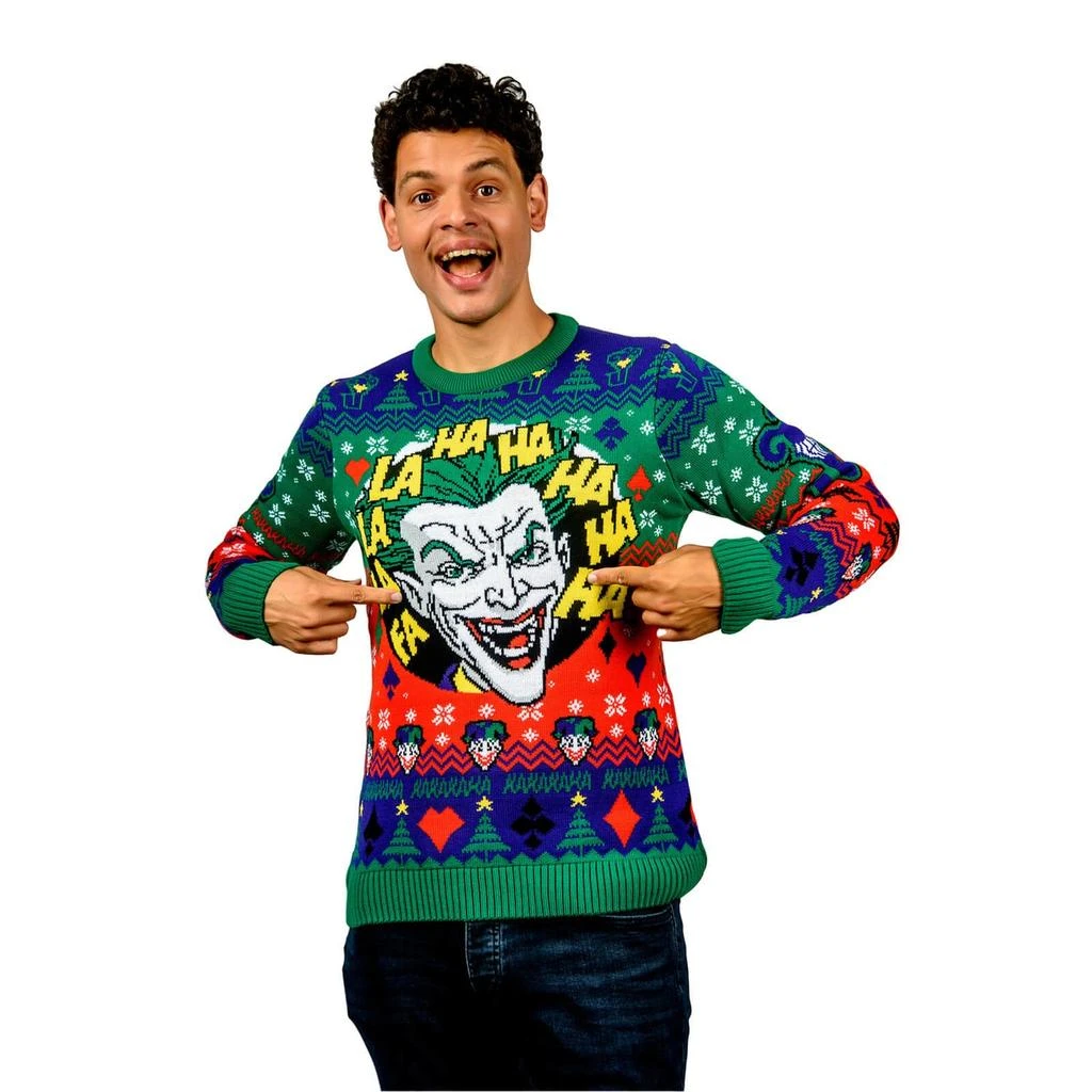 商品Joker: Tis The Season To Be Jolly Christmas Jumper,价格¥411,第1张图片