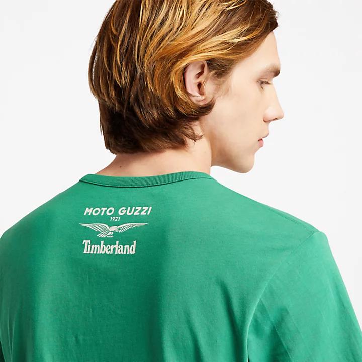 Moto Guzzi x Timberland® Photo T-shirt for Men in Green商品第7张图片规格展示