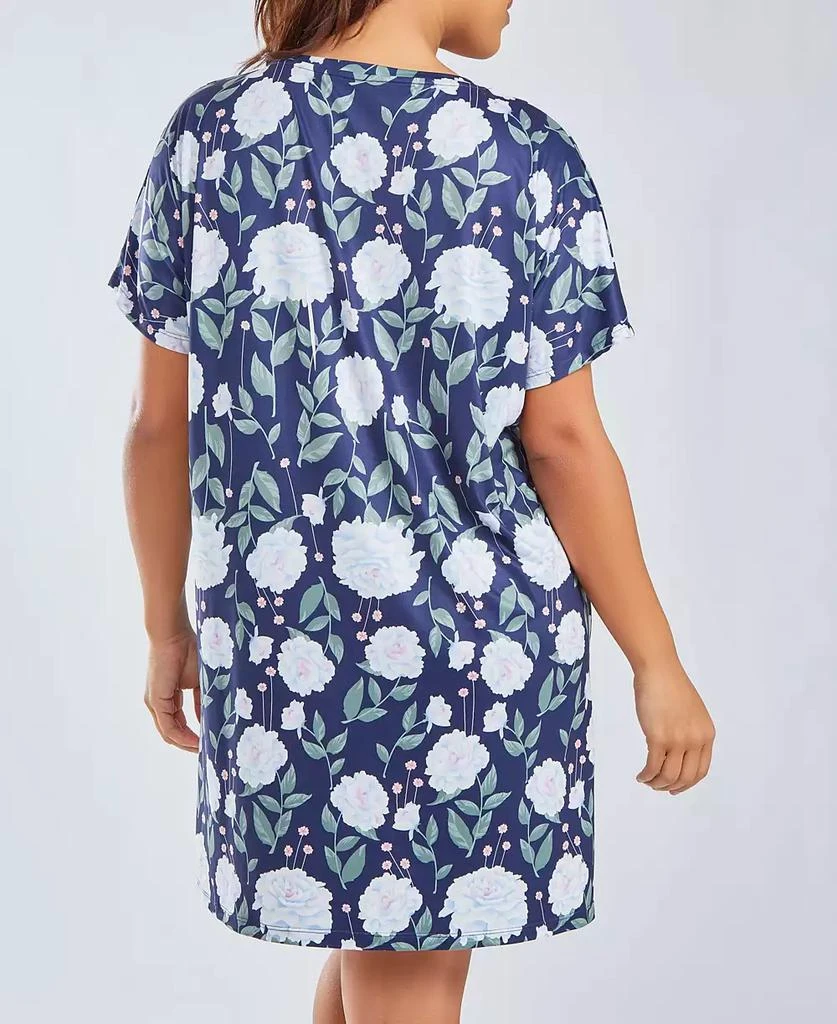 商品iCollection|Plus Size Ultra Soft Sleep Nightgown Dress,价格¥322,第2张图片详细描述