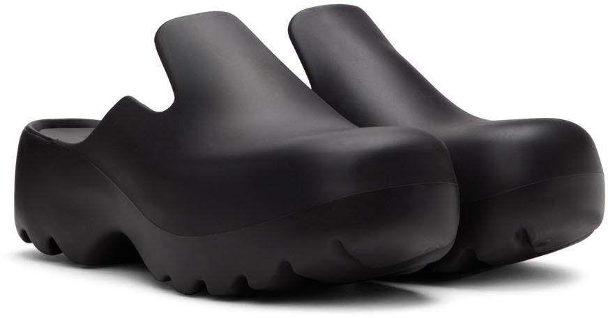 商品Bottega Veneta|Black Rubber Flash Clogs,价格¥4355,第6张图片详细描述