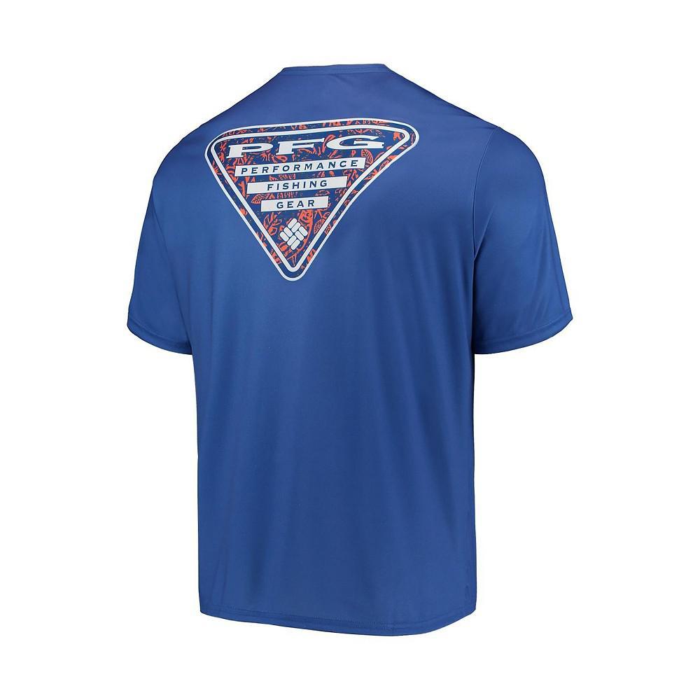 商品Columbia|Men's Royal Florida Gators Terminal Tackle Omni-Shade T-shirt,价格¥295,第6张图片详细描述