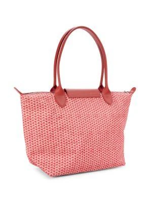 商品Longchamp|Printed Leather Trim Tote,价格¥962,第4张图片详细描述