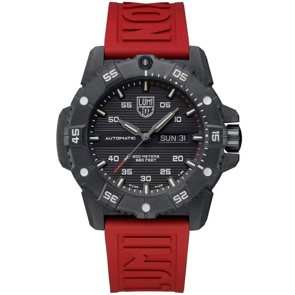 商品Luminox|Luminox Men's Automatic Watch - Master Carbon Seal Black Dial Rubber Strap Dive | 3875,价格¥6586,第2张图片详细描述